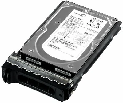 Hard Drive Dell 0GC828 GC828 ST3146707LC 146GB 10000U/Min SCSI U320 80-PIN 3.5 " - Image 1 of 3