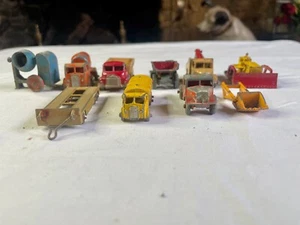 Vintage Lesney Matchbox Trucks x9 + Bonusteil - 60er Diecast Fahrzeuge Konvolut - Bild 1 von 12