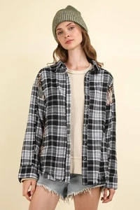 Camisa casual a cuadros muy J - Imagen 1 de 5