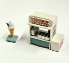 00 Gauge 1/76 Scale Ice Cream Stall 3D Printed in Resin