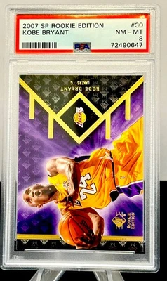KOBE BRYANT (HOF) 2007 UPPER DECK NBA SP NM ROOKIE EDITION #30 PSA8-LOOK!! - Image 1 of 2