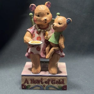 Figurina Jim Shore 2007 Heartwood Creek "Hai un cuore d'oro" 2007-#4009906 - Foto 1 di 19