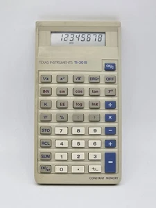 Calculadora científica de colección Texas Instruments TI-30 III probada funciona - Imagen 1 de 4