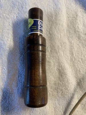 Faulk's Duck Call WA-11 Twice International Champ Lake Charles Very Good W/Reed - Image 1 of 4