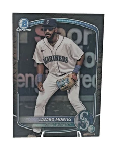 2025 Bowman - Chrome Prospects Lazaro Montes #BCP-23 Reptilian Refractor (RC) - Picture 1 of 2