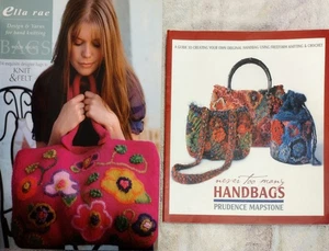 Never Too Many Bags Prudence Mapstone Ella Rae Strickfilz 2 Bücher Anleitung - Bild 1 von 11