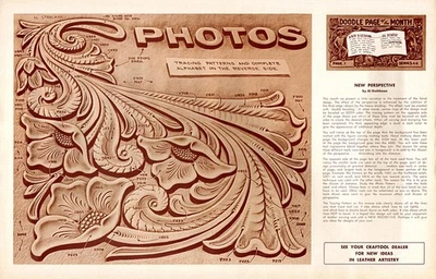 Leather Craft Doodle Pattern   NEW PERSPECTIVE - Image 1 of 2