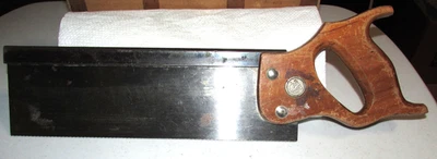 Atkins No. 2~Silver Steel Mitre Box Saw~12” by 3 3/4” - Image 1 of 3
