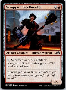 Scrapyard Steelbreaker C Kamigawa: Neon Dynasty 160 MP - Picture 1 of 2