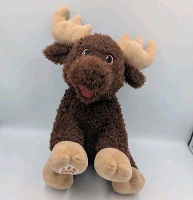Build a Bear Workshop 14" Stuffed Plush Mighty Brown Moose 2022 - Image 1 of 4
