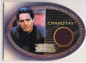 Complete Star Trek Voyager Costume Card CC3 Chakotay v2 - Picture 1 of 1