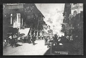 Singapur rppc Tringanu Street People Rikscha 20er Jahre - Bild 1 von 1