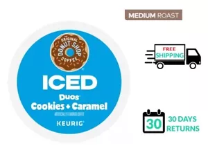 🆕☕ Ciambella Shop Iced Duos Biscotti + Caramello Caffè Keurig K-cups - Foto 1 di 1