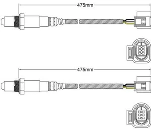 2 x oxygen sensor o2 for Bmw X5m E70 X6 50ix X6m E71 Pre-cat (pair) - Picture 1 of 1