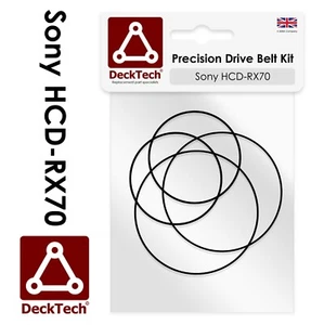 Cinturones de repuesto DeckTech™ para casete Sony HCD-RX70 HCDRX70 HCD RX70 - Imagen 1 de 3