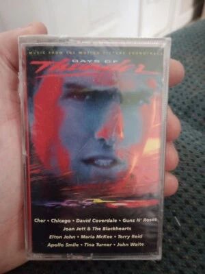 Days Of Thunder Soundtrack Cassette SEALED Cher GN'R Joan Jett Tina Turner Elton - Image 1 of 3