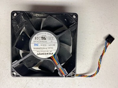 FOXCONN DC Brushless Cooling Fan Model PV903212PSPF0A, DC 12 v, 0.60 A - Image 1 of 3