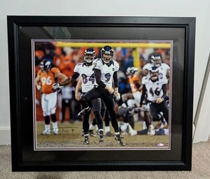 Signed Justin Tucker Baltimore Ravens Framed Photo - Picture 1 of 5