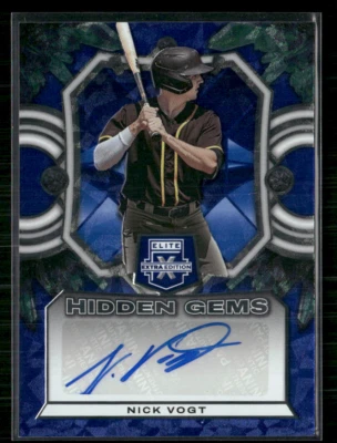 Nick Vogt 2023 Elite Extra Edition Hidden Gems Auto - Image 1 of 2