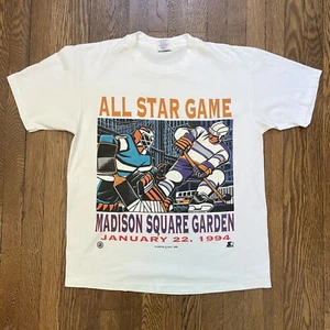 Vintage New York City NHL All-Star Game Starter 1994 Grafik T-Shirt MSG Rangers - Bild 1 von 9