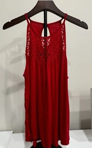 Knapp Studio Red Tank Top - Womens - Size Large - Brand New With Tags - Picture 1 of 2