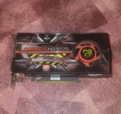 XFX ATI Radeon HD 5770 • 1GB GDDR5 PCIe GPU w/Crossfire Cable - Image 1 of 4