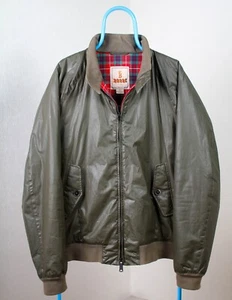 Baracuta G9 Dry Wax Thermore Harrington Size 48 like (L-XL) Olive - Picture 1 of 20