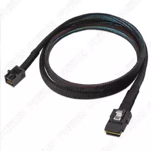 1x 1M Connection Cable Adapter SFF-8643 To Mini SAS SFF-8087 For SAS 2.1 SAS 3.0 - Picture 1 of 5