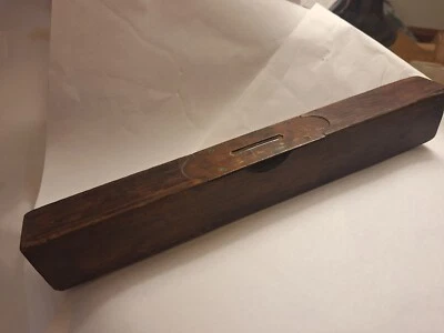 Antique Sargent and Co N Y 12” Level Wooden & Brass New York Vintage Tool - Image 1 of 4