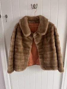 vintage faux fur coat tissavel - Picture 1 of 5