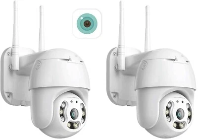 2X TELECAMERA IP DA ESTERNO CAM PTZ WIFI CAMERA DOME WIRELESSS PEED ZOOM ICSEE - Immagine 1 di 4