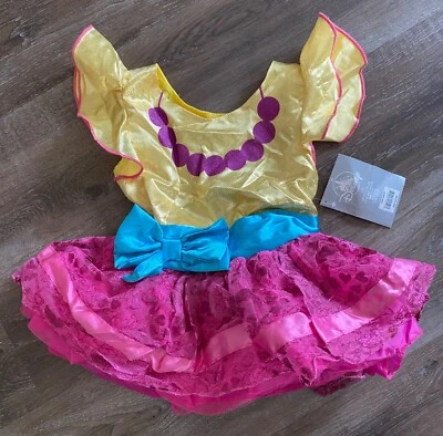Disney Store~NEW Kids Fancy Nancy Dress Costume~Size 5/6~Short Sleeved~NWT - Image 1 of 4