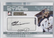 2009-10 ITG Between the Pipes GoalieGraphs Nathan Lieuwen #A-NLI Auto