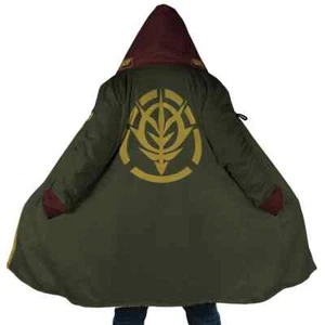 Zeon Gundam Hoodie Cloak - Military Design - Picture 1 of 7