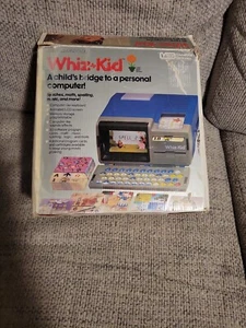 VTech Talking Whiz Kid VTG 1984 Computer Notebook W/ Strap (Unsure If It Works) - Picture 1 of 4