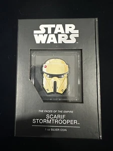 The Faces of the Empire – Scarif Stormtrooper 1oz Silver Coin - NZ Mint - Picture 1 of 1