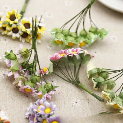 2Set 1/6 Scale Dollhouse Miniatures Accessories Flowers Bouquet Garden Handmade - Image 1 of 4