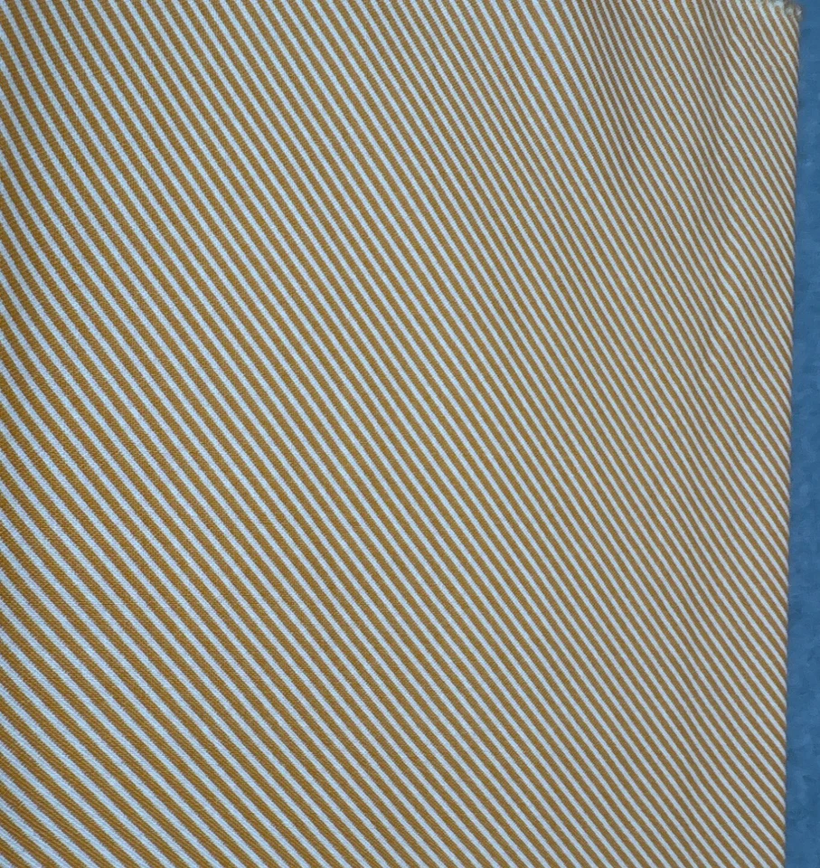 Orange White Striped Cotton Quilting Fabric by Bonnie & Camille Moda 24" x 44" - Image 1 of 4