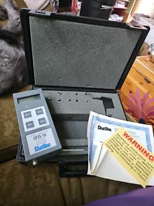 Medidor de fuerza digital Chatillon DFIS10 con cargador y estuche. - Imagen 1 de 15