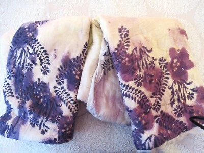 Anthropologie Euro Pillow Shams ~ Pair ~ 100% cotton ~ Botanical/Tie-Dye BoHo - Image 1 of 4