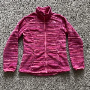 The North Face Fleece Jacket Girls Large 14-16 Osolita Pink Plush Full Zip Soft - Picture 1 of 8