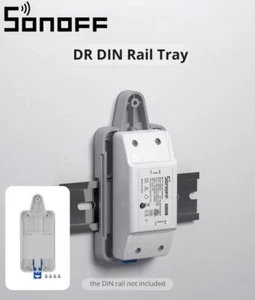 SONOFF DR DIN Rail Tray Smart Home Automation Module Adjustable Mounted Rail Cas - Picture 1 of 10