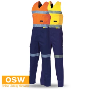 HI VIS TWO TONE ACTION BACK OVERALL 3M REFLECTIVE TAPE - Bild 1 von 2