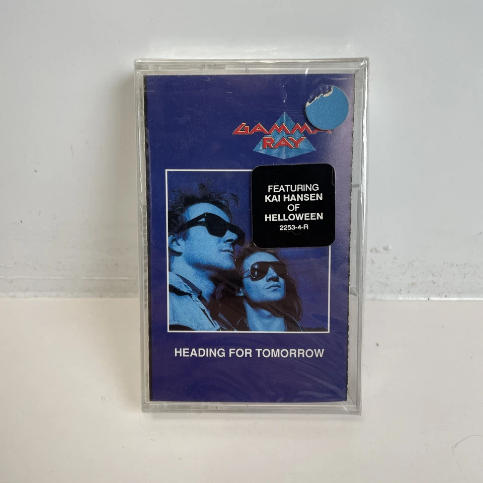 Gamma Ray Heading for Tomorrow Cassette Sealed Hype Sticker Metal Helloween - Image 1 of 4