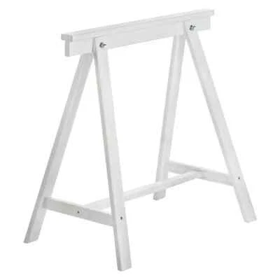 Holzbock Deco 200kg Weiß, Holzböcke Unterstellbock Arbeitsbock Tischbock Gestell - Bild 1 von 4