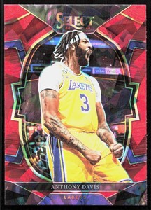 2022-23 Panini Select Red Cracked Ice Anthony Davis Orlando Magic #17
