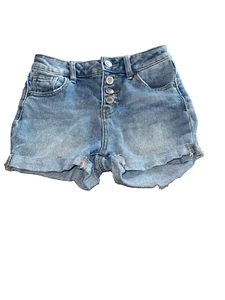 RSQ Tilley's Denim Girl's Youth Kid's Shorts Blue Jean Size 8 - Picture 1 of 3