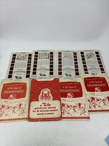 Vintage TRU-VUE Fairy Tales 1950s Film Cards SET F 1-4 4 Cards - Picture 1 of 13
