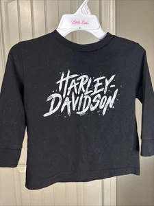 Harley Davidson 4T Long Sleeve Shirt Black Texas - Picture 1 of 3