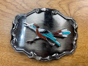 Western Style Roadrunner Belt Buckle - Picture 1 of 3